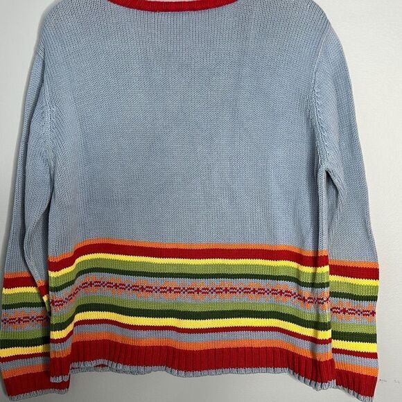 Hanna Andersson Unisex Moose Sweater 140 cm Sz 10 - Picture 5 of 6